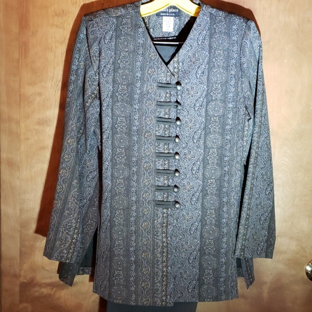 Gray Tunic Top